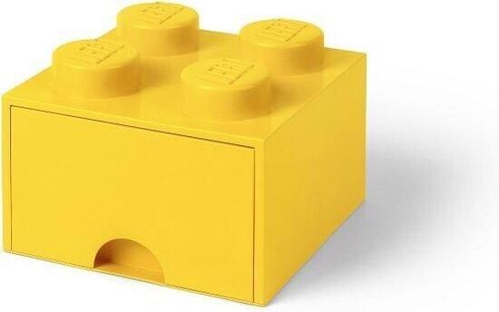LEGO opbergbox brick 4 geel - Foto 2