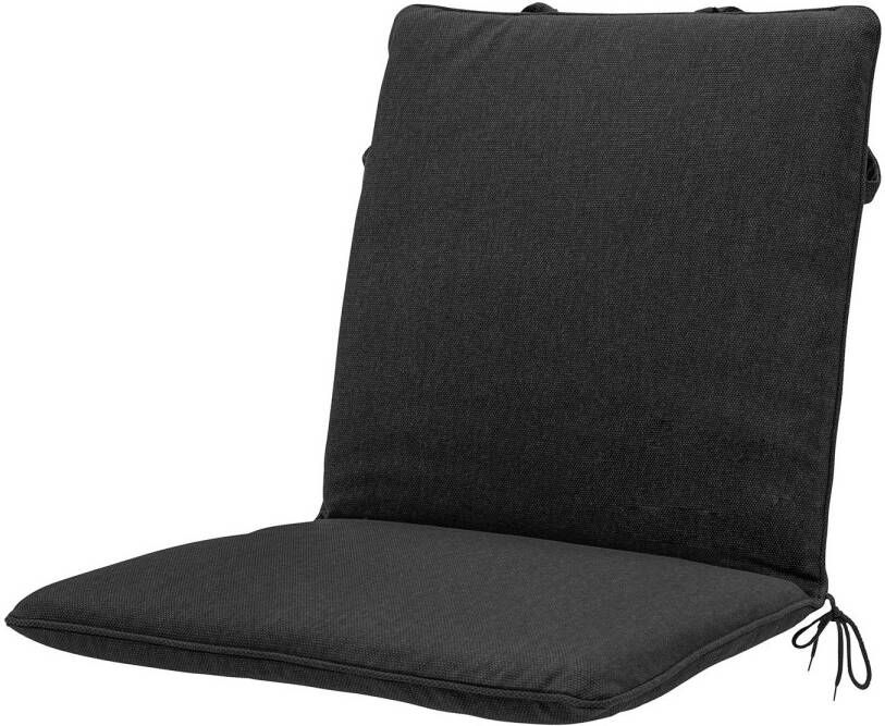 Madison stapelstoel tuinkussen black eco
