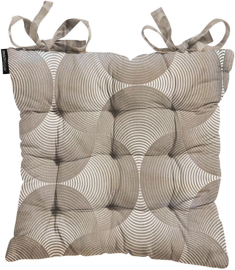 Madison Napels rondo taupe Toscane kussen