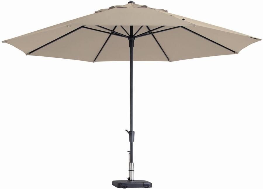 Madison Timor de luxe parasol 400 cm rond ecru