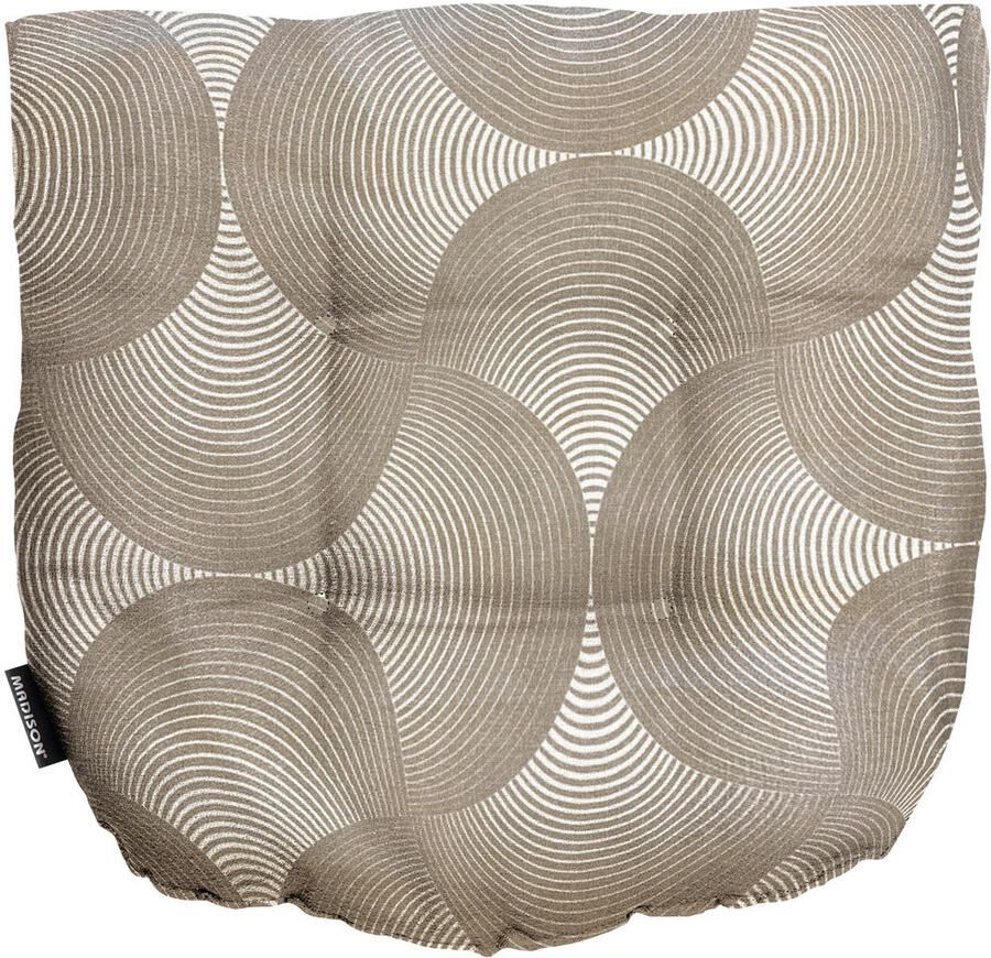 Madison zitkussen Napels taupe wicker rondo