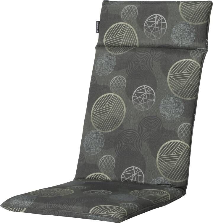 Madison Hoge Rug Circle Green 120x50 Groen