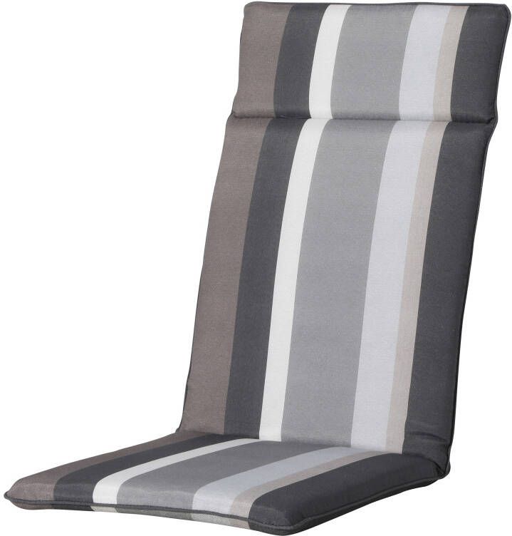 Madison Hoge Rug Stripe Grey 120x50 Grijs