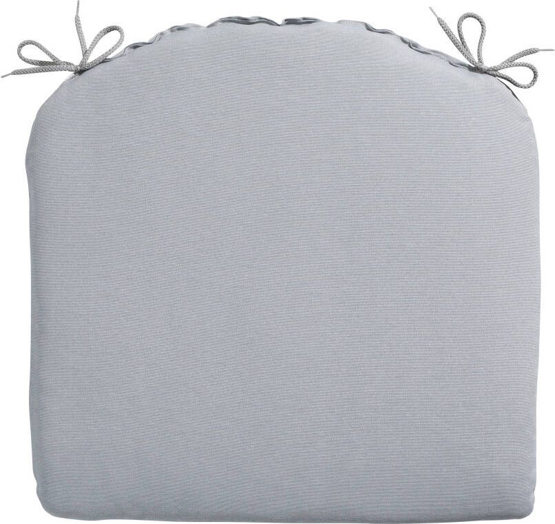 Madison Zitkussen Panama Light Grey 46x48 Grijs