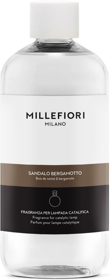 Millefiori Milano catalytic lamp refill 500 ml sandalo bergamotto