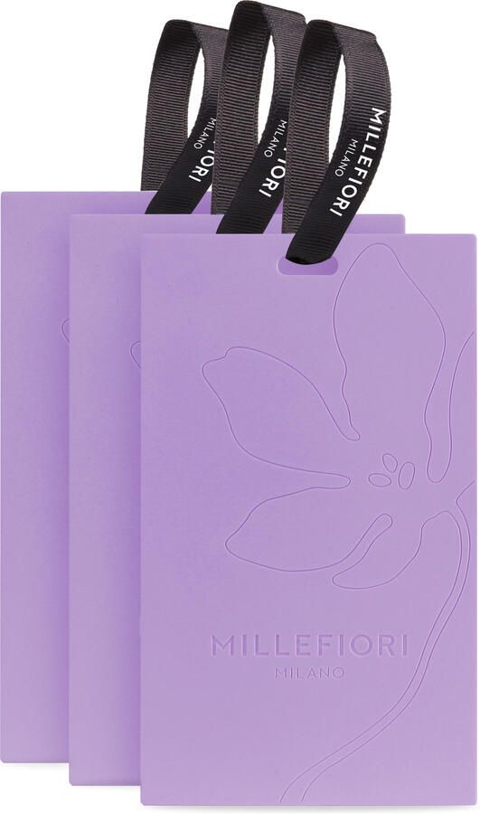 Millefiori Milano geurkaarten 3-pack viola ametista