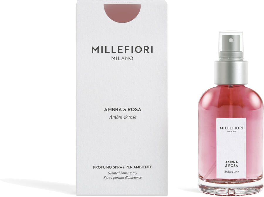 Millefiori Milano new home spray 100 ml Ambra & Rosa - Foto 1