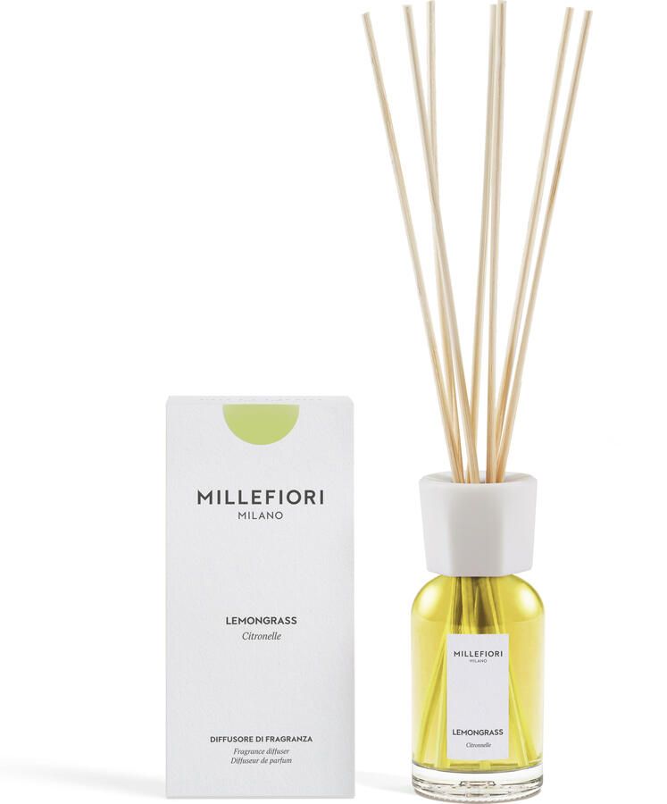 Millefiori Milano new reed diffuser 100 ml Lemon Grass