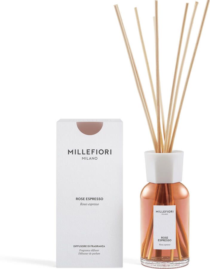 Millefiori Milano new reed diffuser 250 ml Rose Espresso