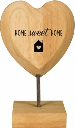 Paper Dreams Houten hart op voet home sweet home
