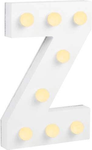 Paper Dreams Letter Z met licht hoogte 17 cm breedte 11 cm