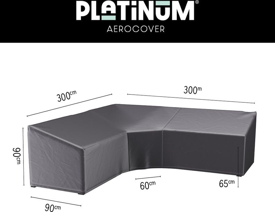 AeroCover Loungesethoes L Trapeze 300x300x90x65 90