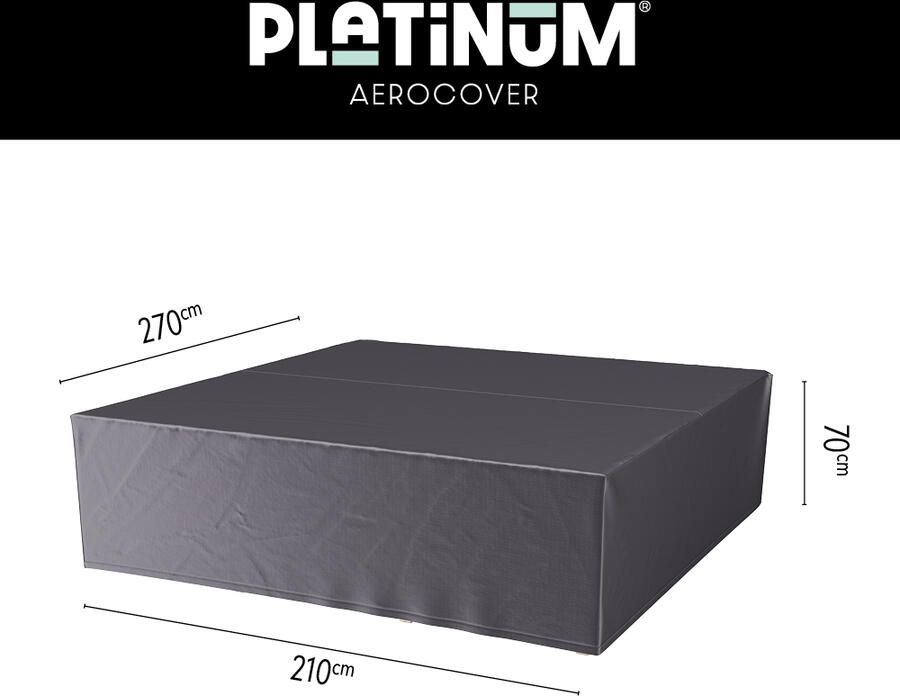 Platinum aerocover loungesethoes 270x210xH70