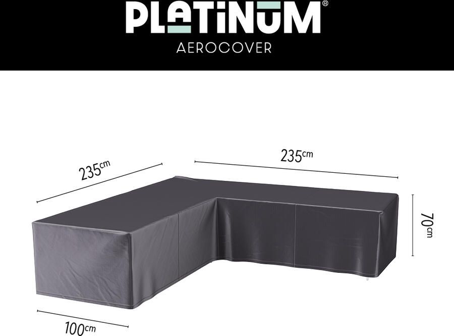 Platinum aerocover loungesethoes hoekbanken L 235