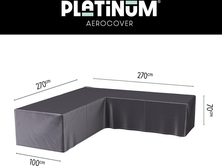 Platinum aerocover loungesethoes hoekbanken L 270