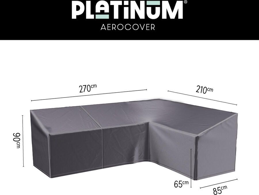Platinum aerocover Loungesethoes Hoekbanken L rechts 270