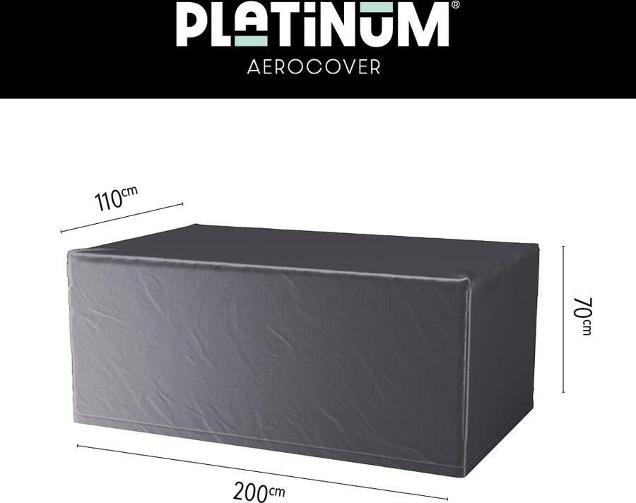 Platinum aerocover tafel hoes 200x110