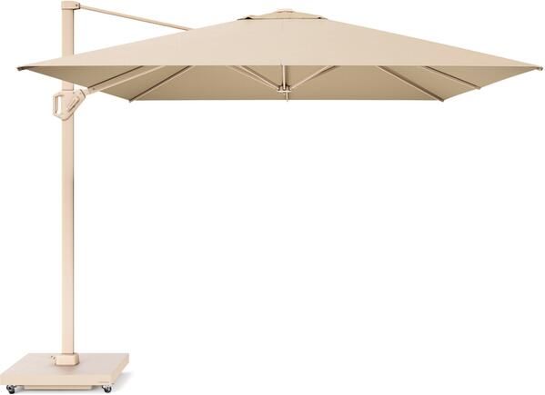 Platinum Challenger zweefparasol T1 premium 4x3 frame sandstone champagne doek - Foto 1