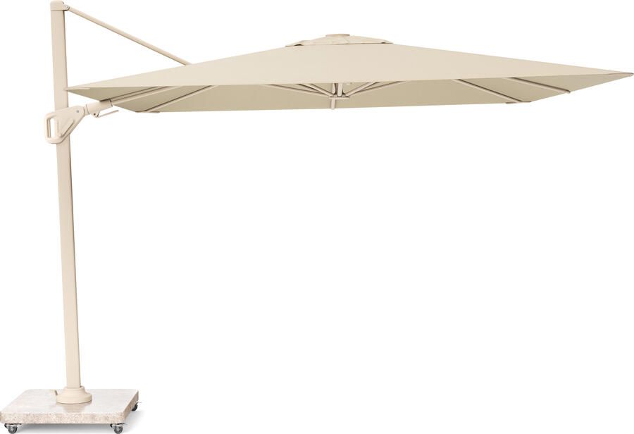 Platinum Nexus T2 zweefparasol 3 x 3 Champagne sandstone doek