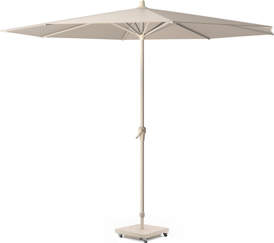 Platinum Riva stokparasol 3 m. rond Sandstone Ivory - Foto 1