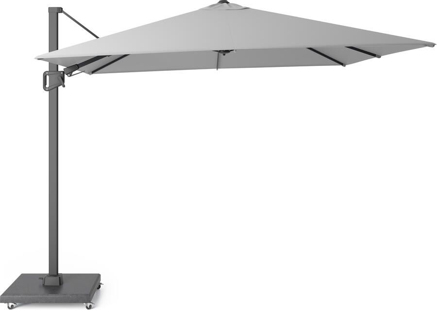 Platinum sun & shade Platinum Sunset zweefparasol T2 3x3 licht grijs