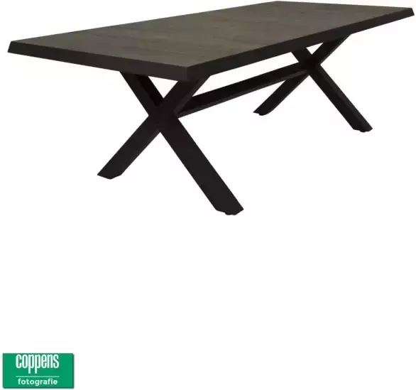Qopps Admiral tuintafel 224 x 104 antraciet frame - Foto 1
