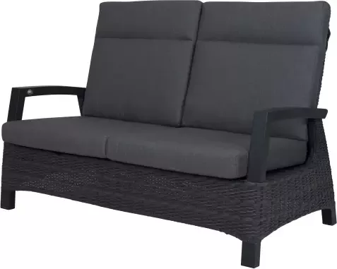 Qopps Darwin loungebank 2-zits verstelbaar royal Grey