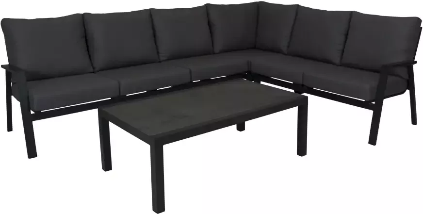 Qopps Exome hoek loungeset met Atlanta koffietafel
