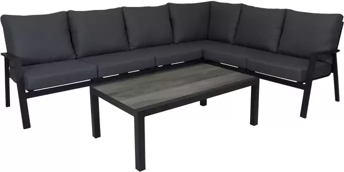 Qopps Exome hoek loungeset met Devis koffietafel - Foto 1