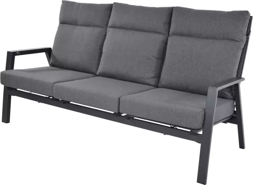 Qopps Exome lounge bank 3zits gasveer verstelbaar royal Grey mat - Foto 1