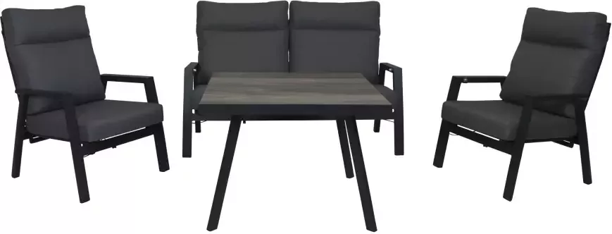 Qopps Exome loungeset met tafel Balti koffietafel