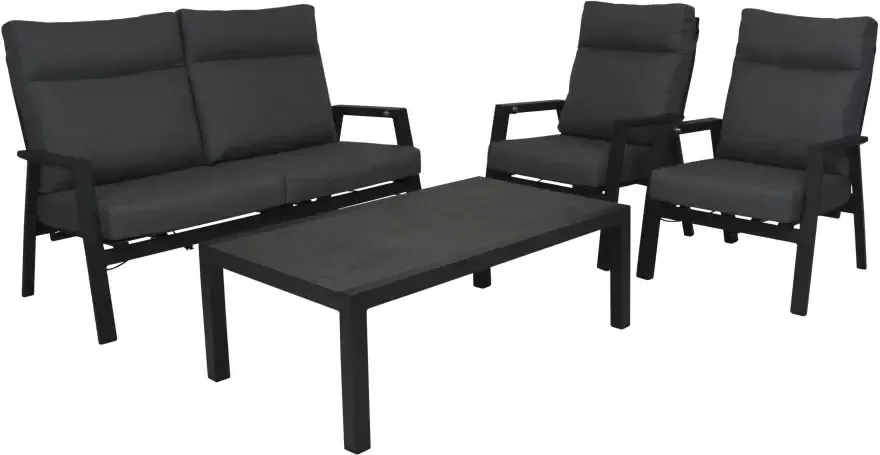 Qopps Exome loungeset met Atlanta koffietafel