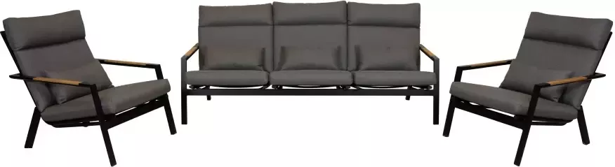 Qopps Ident lounge bank met 2 lounge stoelen - Foto 1