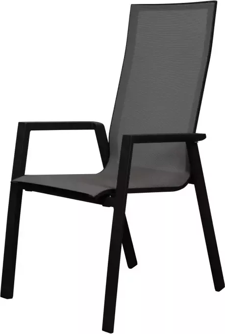 Qopps Kinda dining tuinstoel hoge rug mat royal Grey - Foto 1
