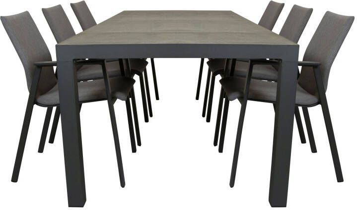 Qopps Levas tuintafel met Fubar stapelbare tuinstoel - Foto 1