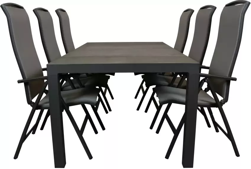 Qopps Levas tuintafel met Houston verstelbare tuinstoel