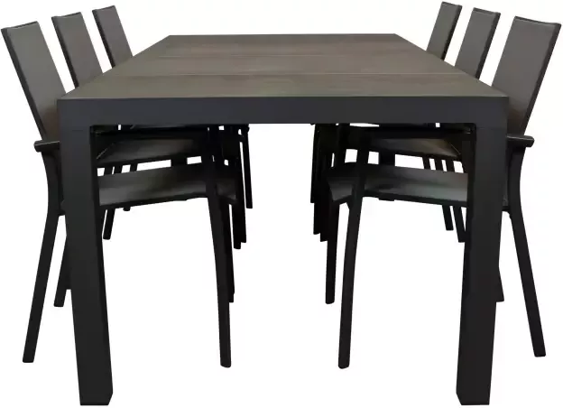 Qopps Levas tuintafel met Tampa stapelbare tuinstoel