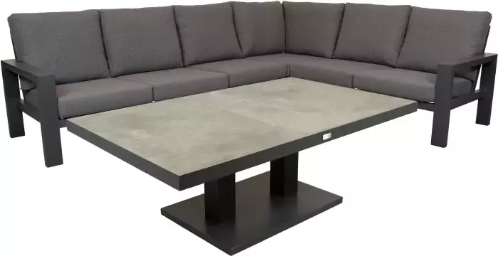 Qopps Montana loungehoek met Gooks tuintafel