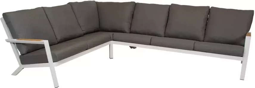 Qopps Okion hoek loungeset mat wit