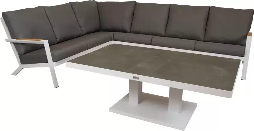 Qopps Okion loungeset met Gazoo in hoogte verstelbare tafel