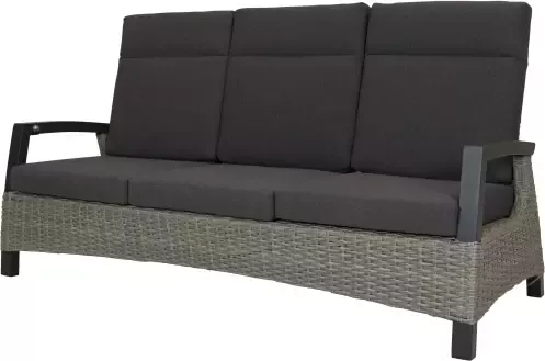 Qopps Orlon loungebank 3-zits frame mat royal Grey Cloudy Grey - Foto 1