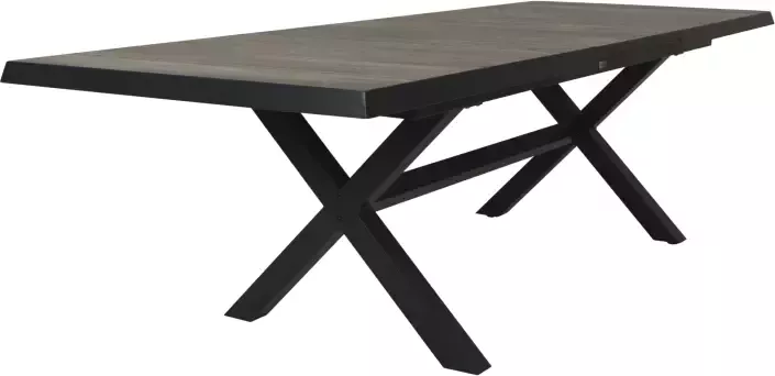 Qopps Ottowa uitschuif tafel 205 265 x 100 antraciet - Foto 1