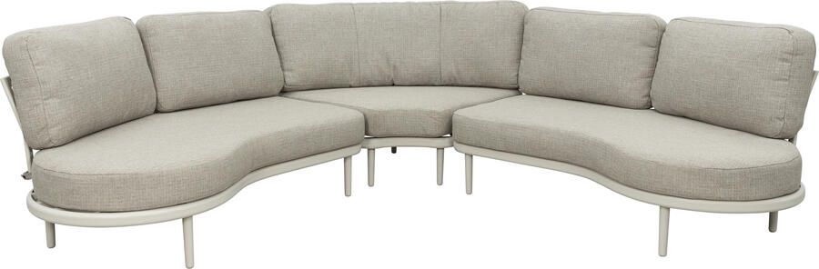 Qopps Deyon lounge hoekset latte light - Foto 1