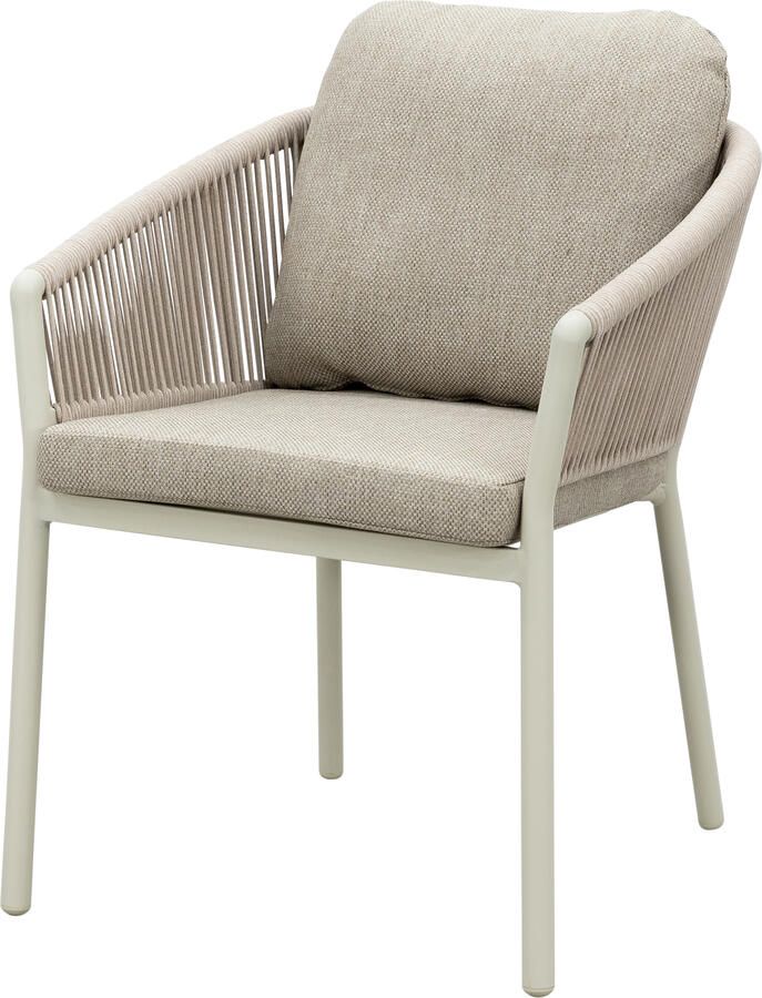 Qopps Felan dining tuinstoel Latte light - Foto 1