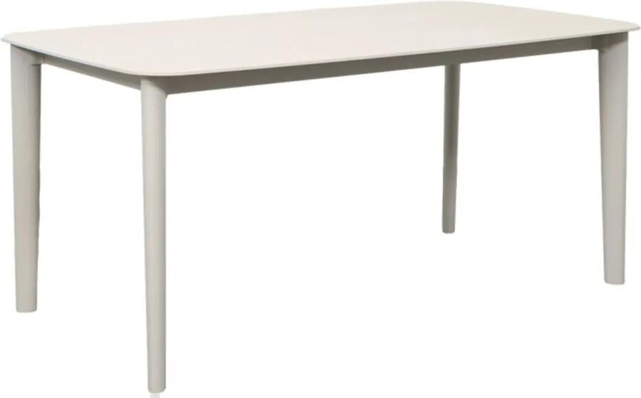 Qopps Helia tuintafel 160x90 cm latte light - Foto 1