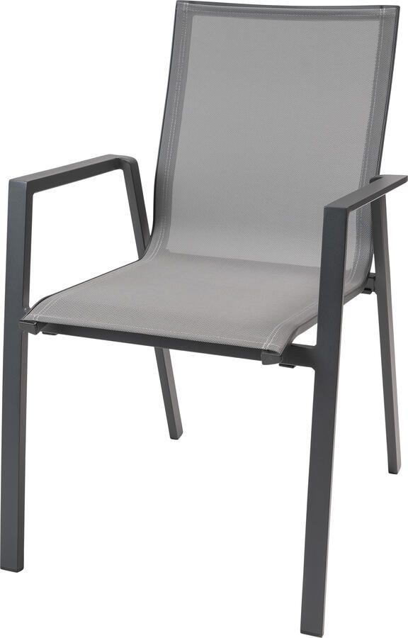 Qopps Jibba stapelbare tuinstoel mat royal grey - Foto 1