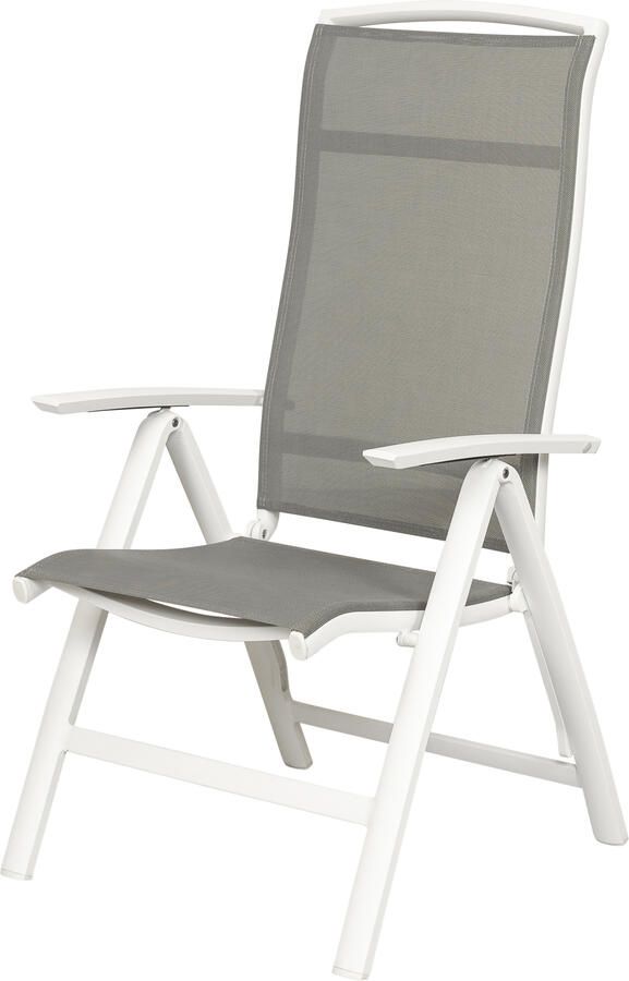 Qopps Munno verstelbare tuinstoel white mat - Foto 1