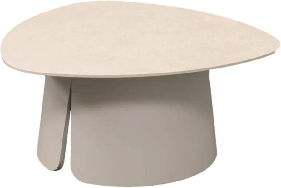 Qopps Nessa organische koffietafel 80x80x80 cm latte light