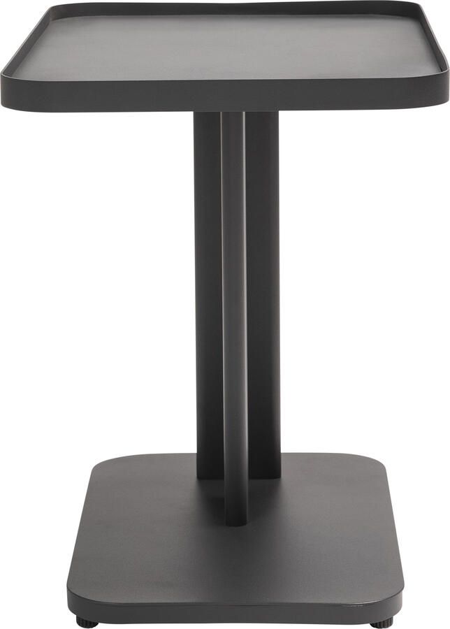 Qopps Okios bijzettafel 50.5 x 35.5 cm hoog 46.5cm mat royal grey