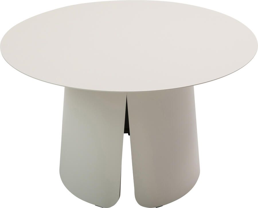 Qopps Okios koffie tafel 70 cm rond en 42 cm hoog Latte light mat